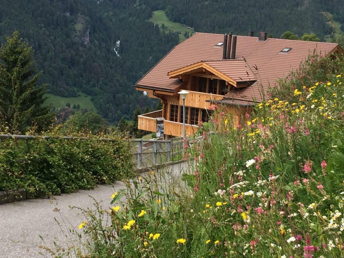 Holiday Flat #1, Chalet Aberot, Wengen, Switzerland Exteriör bild