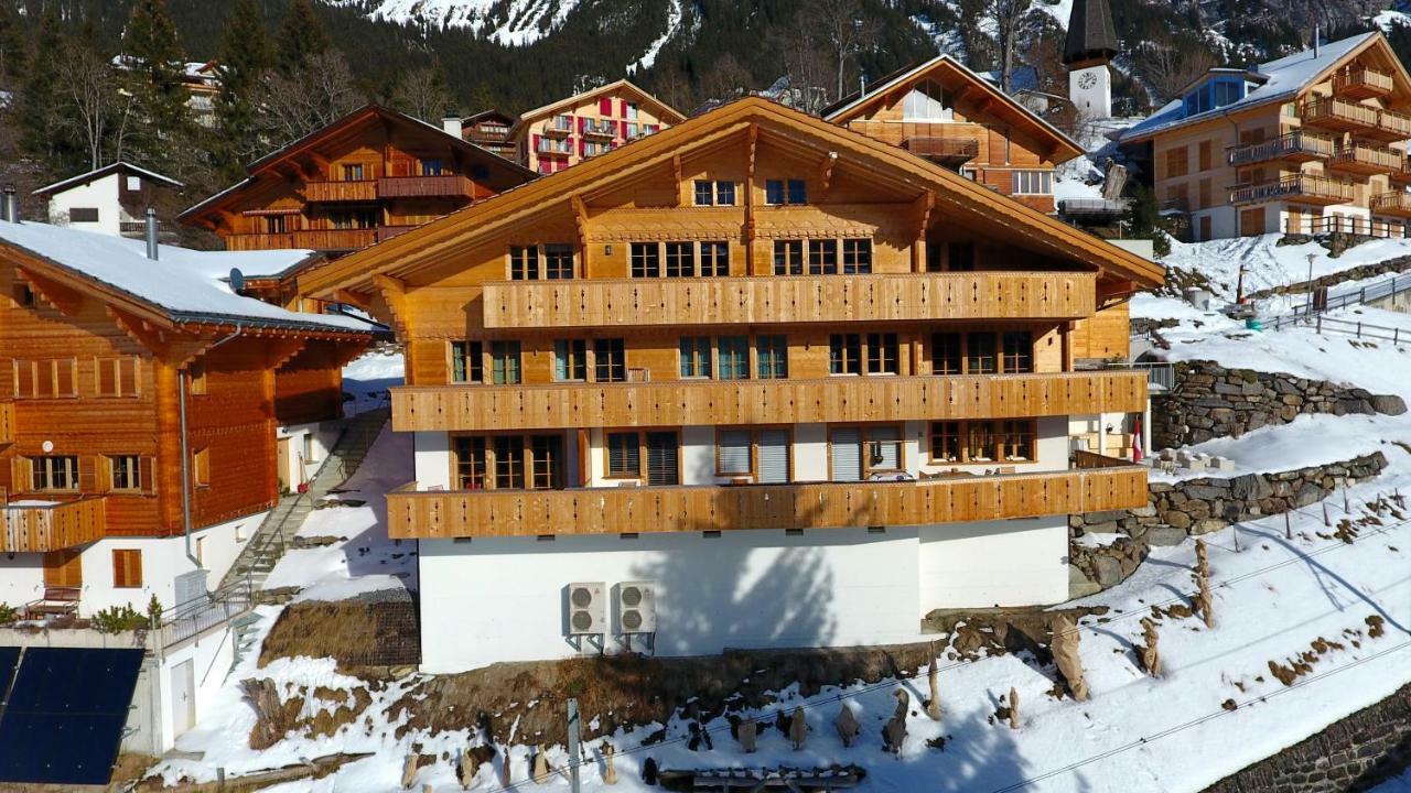 Holiday Flat #1, Chalet Aberot, Wengen, Switzerland Exteriör bild