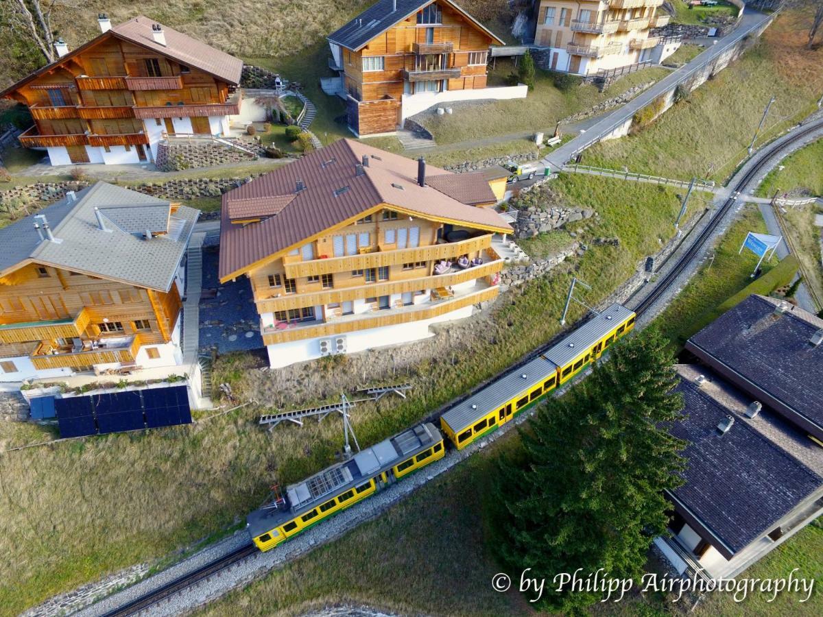 Holiday Flat #1, Chalet Aberot, Wengen, Switzerland Exteriör bild
